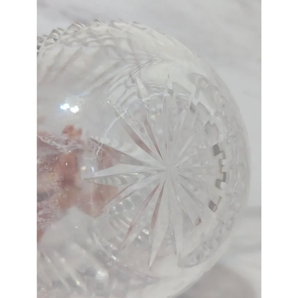 Unknown Brand Cut Lead Crystal Decanter With Stopper Glassware